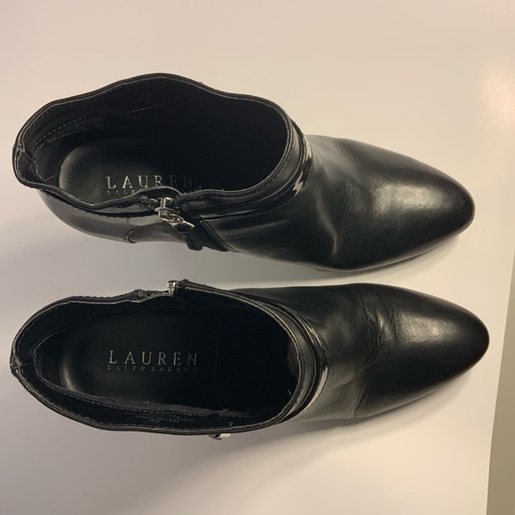 Ralph Lauren Women Halyn Bootie Black Size 8M - Picture 3 of 5